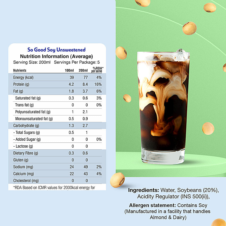 So Good Soy Beverage - Unsweetened
