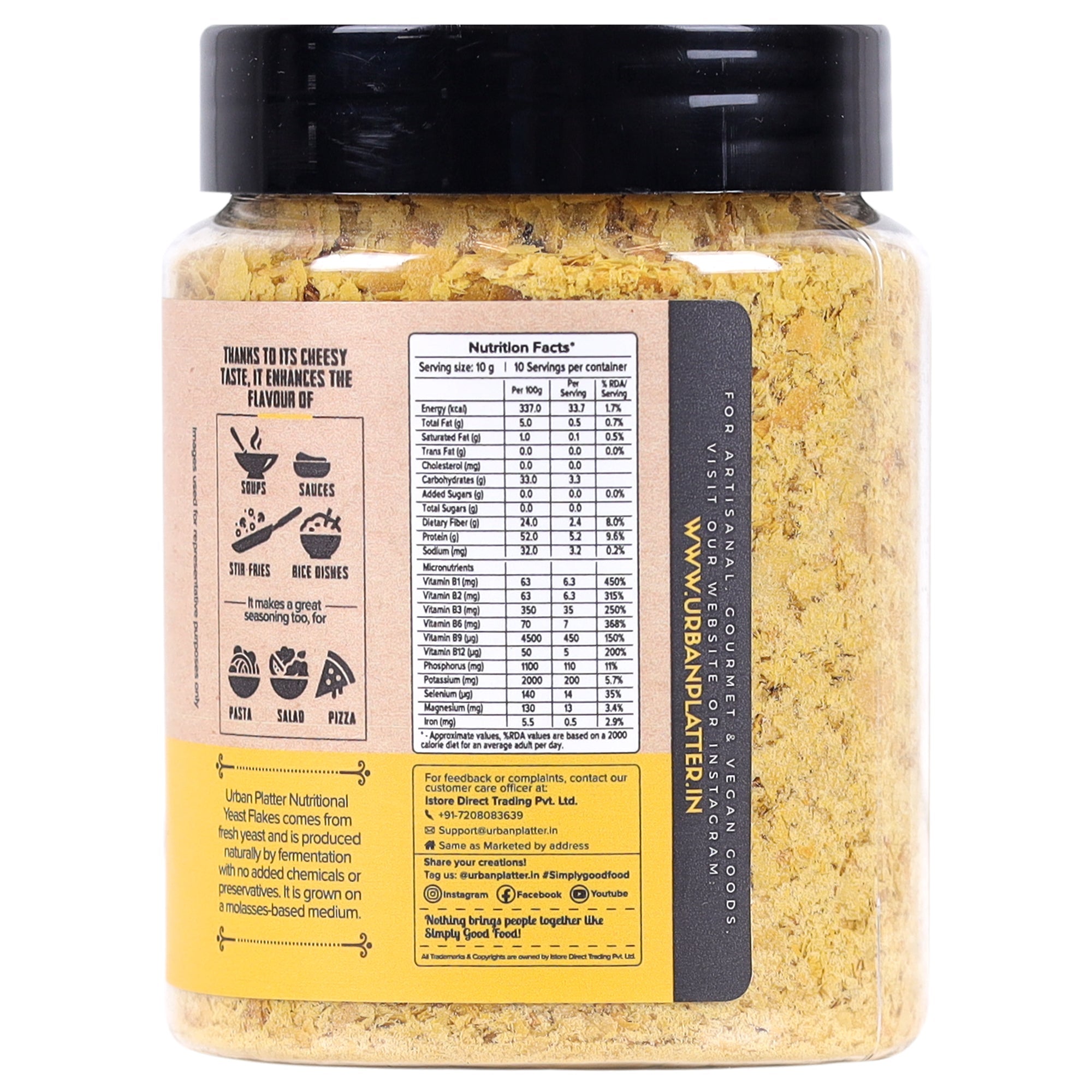 Urban Platter Nutritional Yeast Flakes - 100g