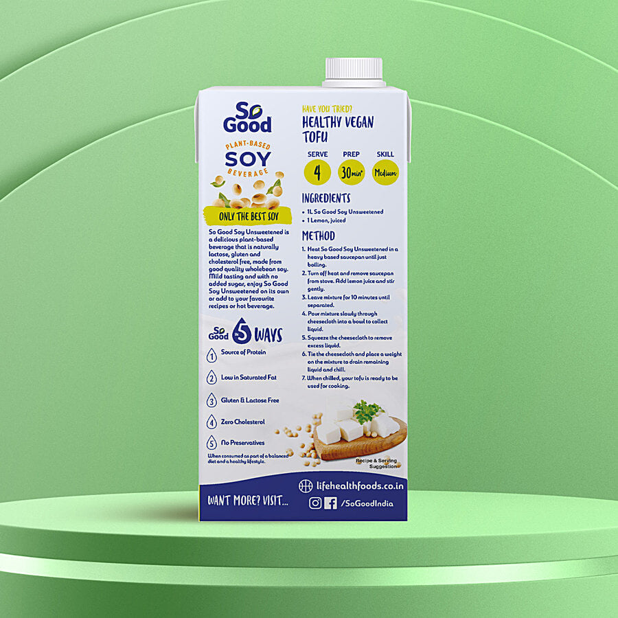 So Good Soy Beverage - Unsweetened