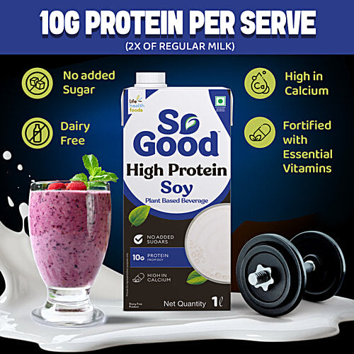So Good Soy Beverage - High Protein - 1 L