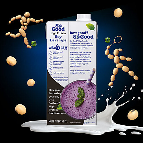 So Good Soy Beverage - High Protein - 1 L