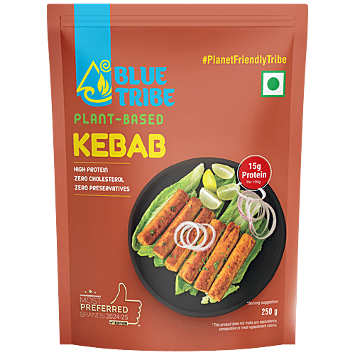 Blue Tribe Plant Based Seekh Kabab - 250 g
