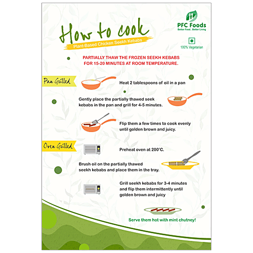 PFC Chicken Seekh Kebab - 250g