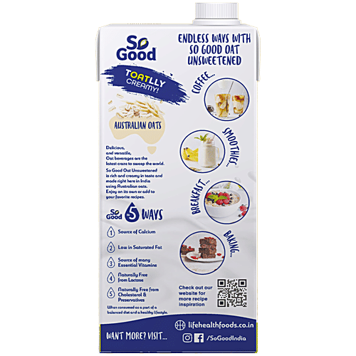 So Good Oat Beverage - Unsweetened