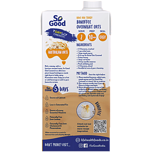 So Good Oat Beverage - Caramel - 1 L