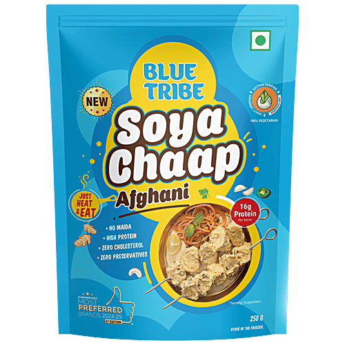 Blue Tribe Soya Chaap - Afghani - 250 g