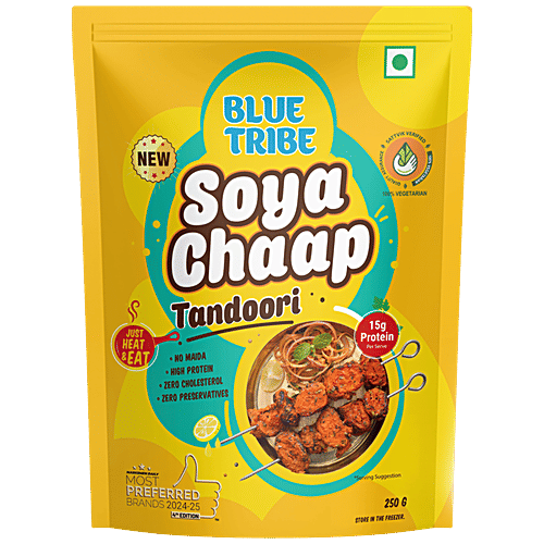 Blue Tribe Soya Chaap - Tandoori - 250 g