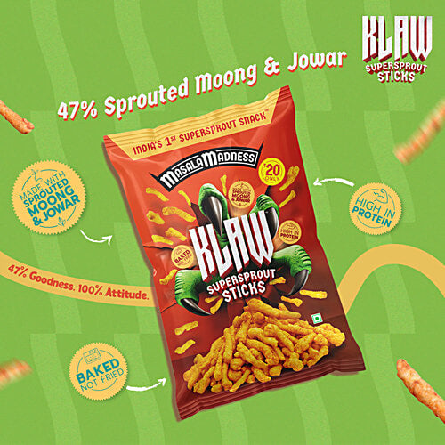 Klaw Masala Madness Sticks - 40 g