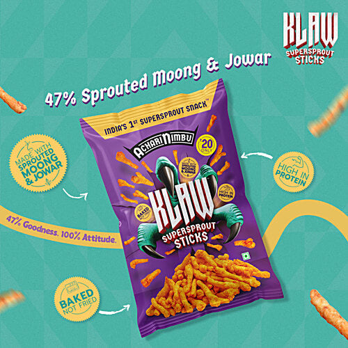 Klaw Achari Nimbu Sticks - 40 g