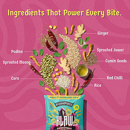 Klaw Pudina Punch Sticks - 40 g