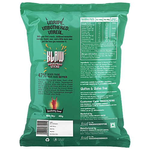 Klaw Mango Mania Sticks - 40 g
