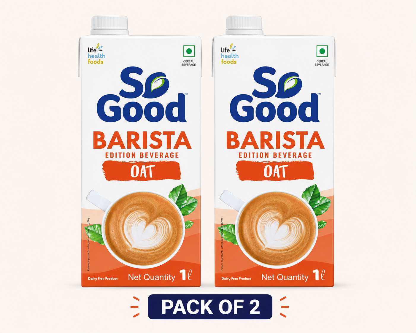 So Good Oat Beverage - Barista Edition - Pack of 2