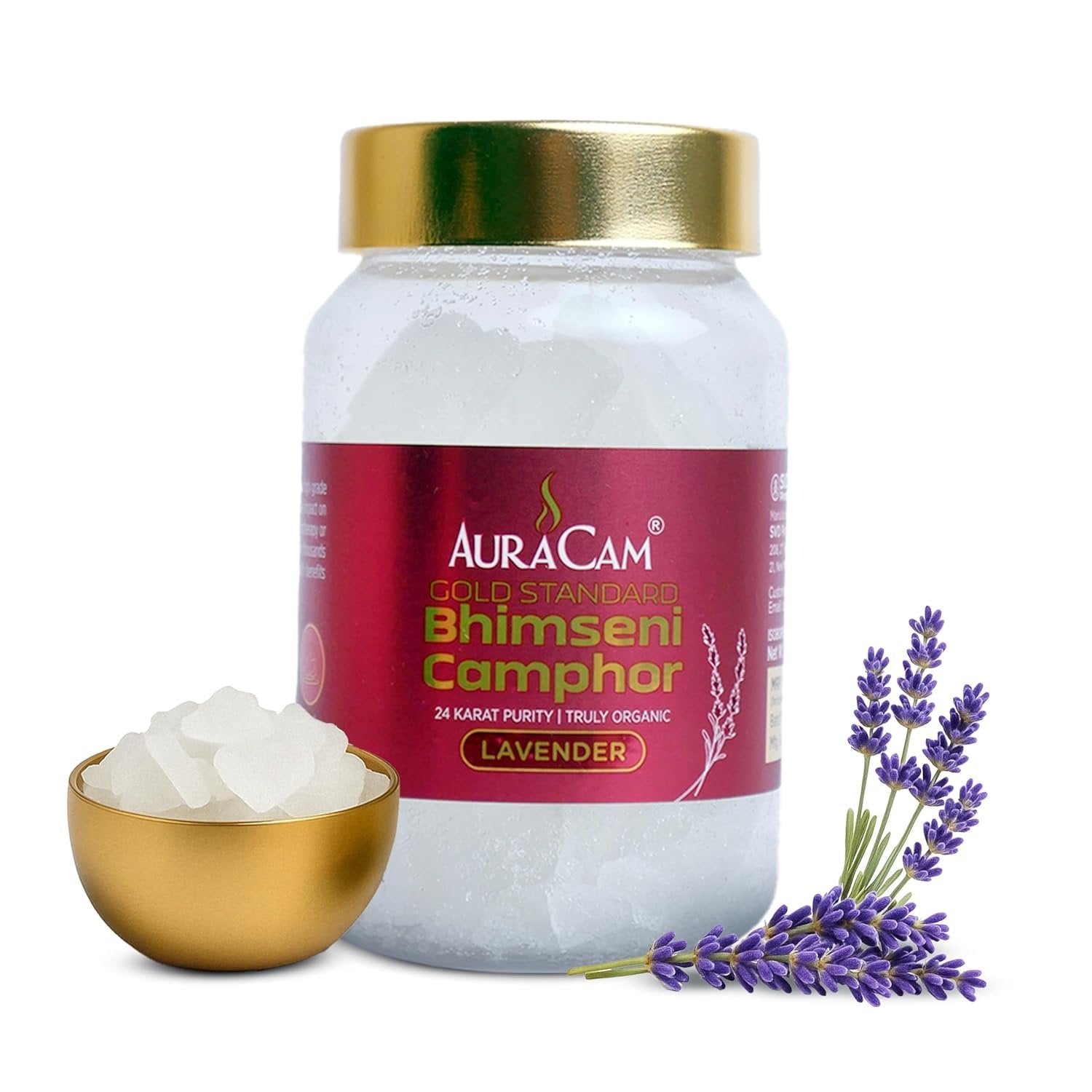 Auracam Bhimseni Camphor - 100 g