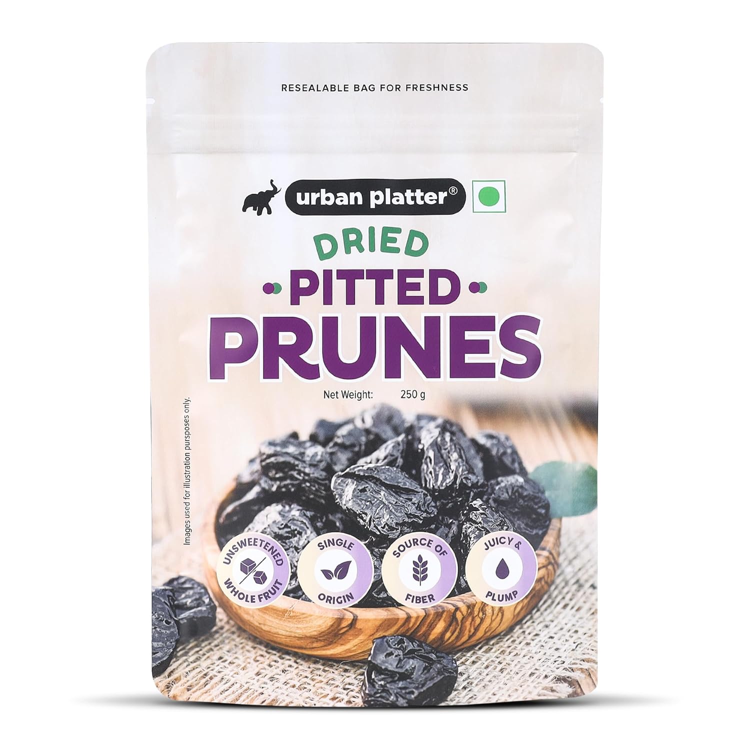 Urban Platter Pitted California Prunes - 250 g