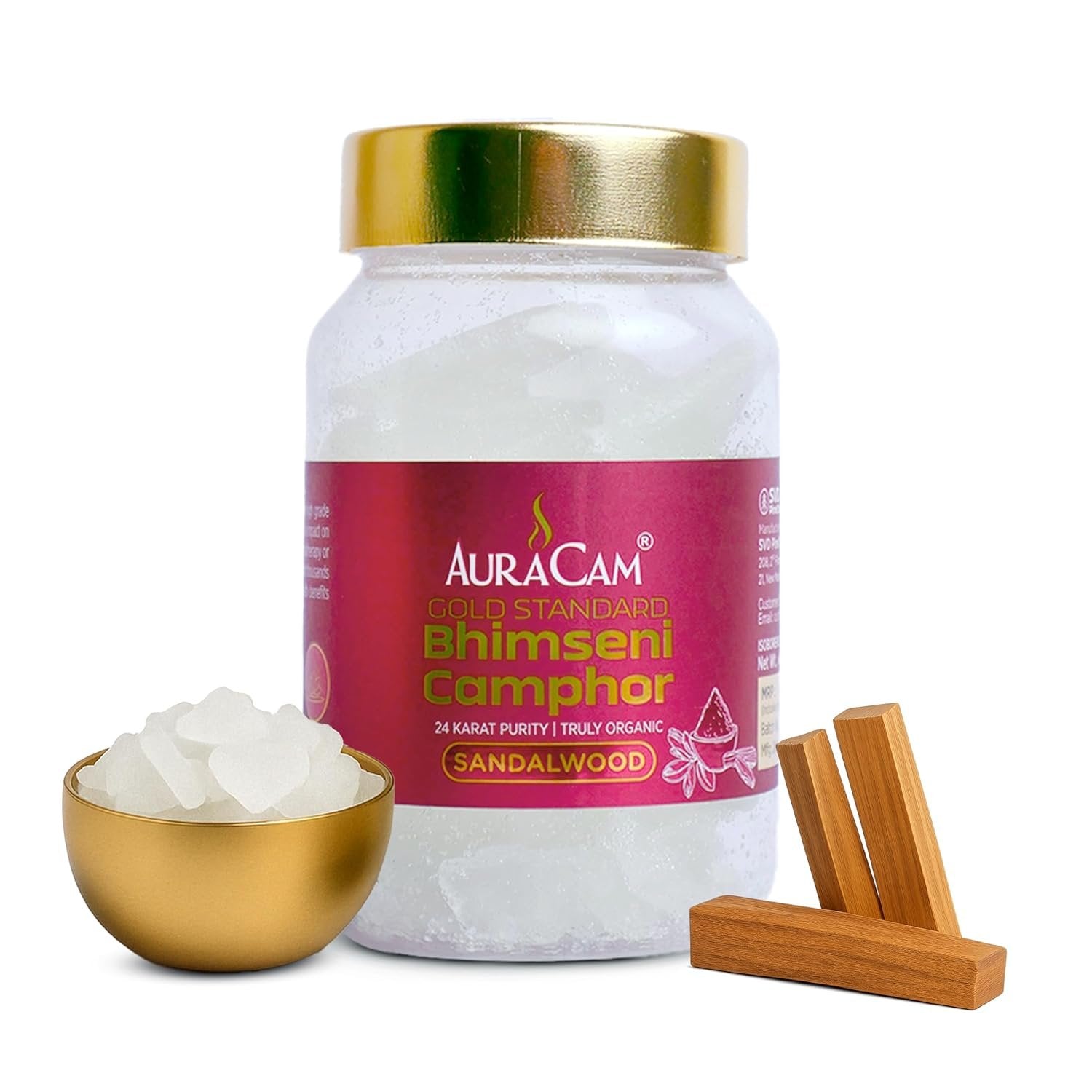 Auracam Bhimseni Camphor - 100 g