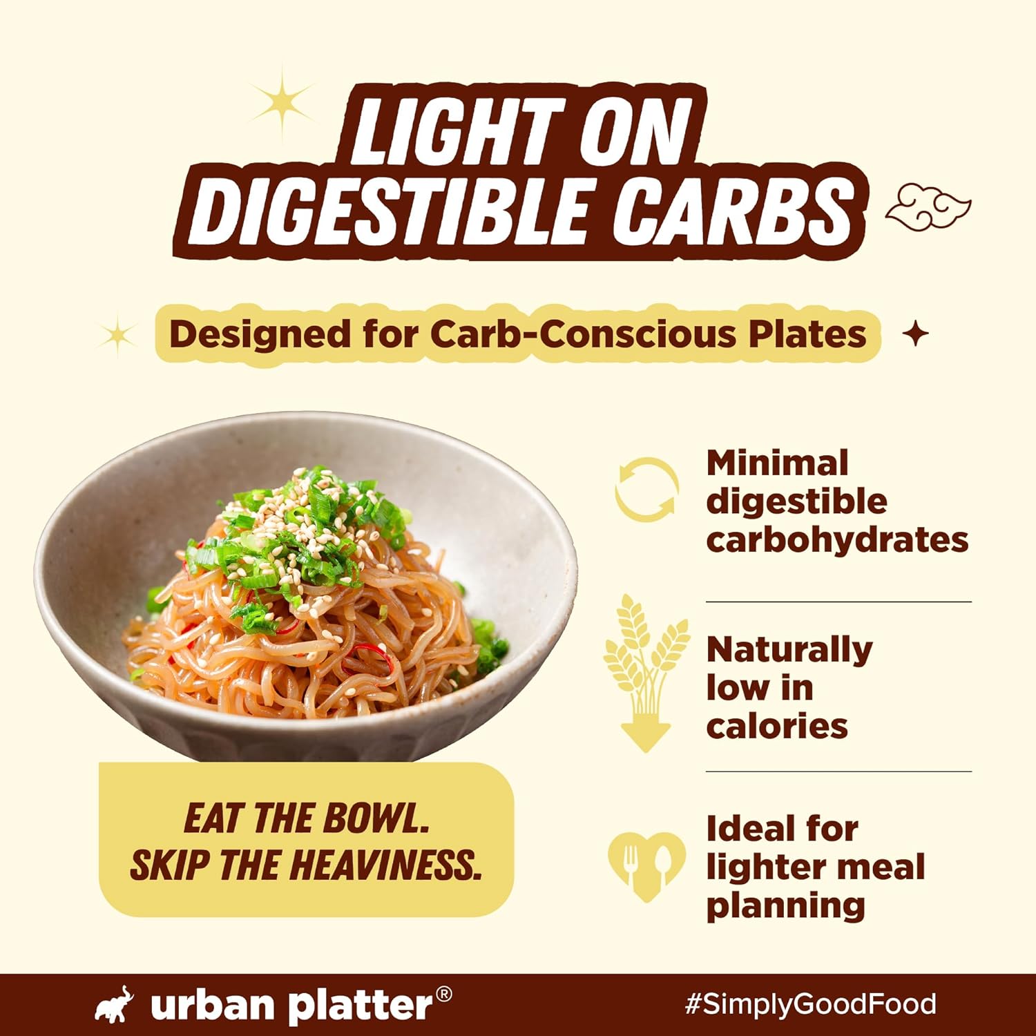 Urban Platter Shirataki Konjac Noodles - 270g