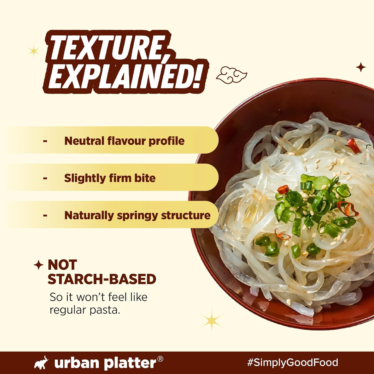 Urban Platter Shirataki Konjac Noodles - 270g