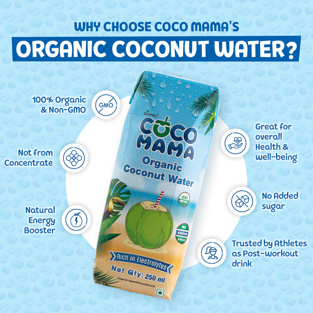 Coco Mama Organic Coconut Water - 250 ml