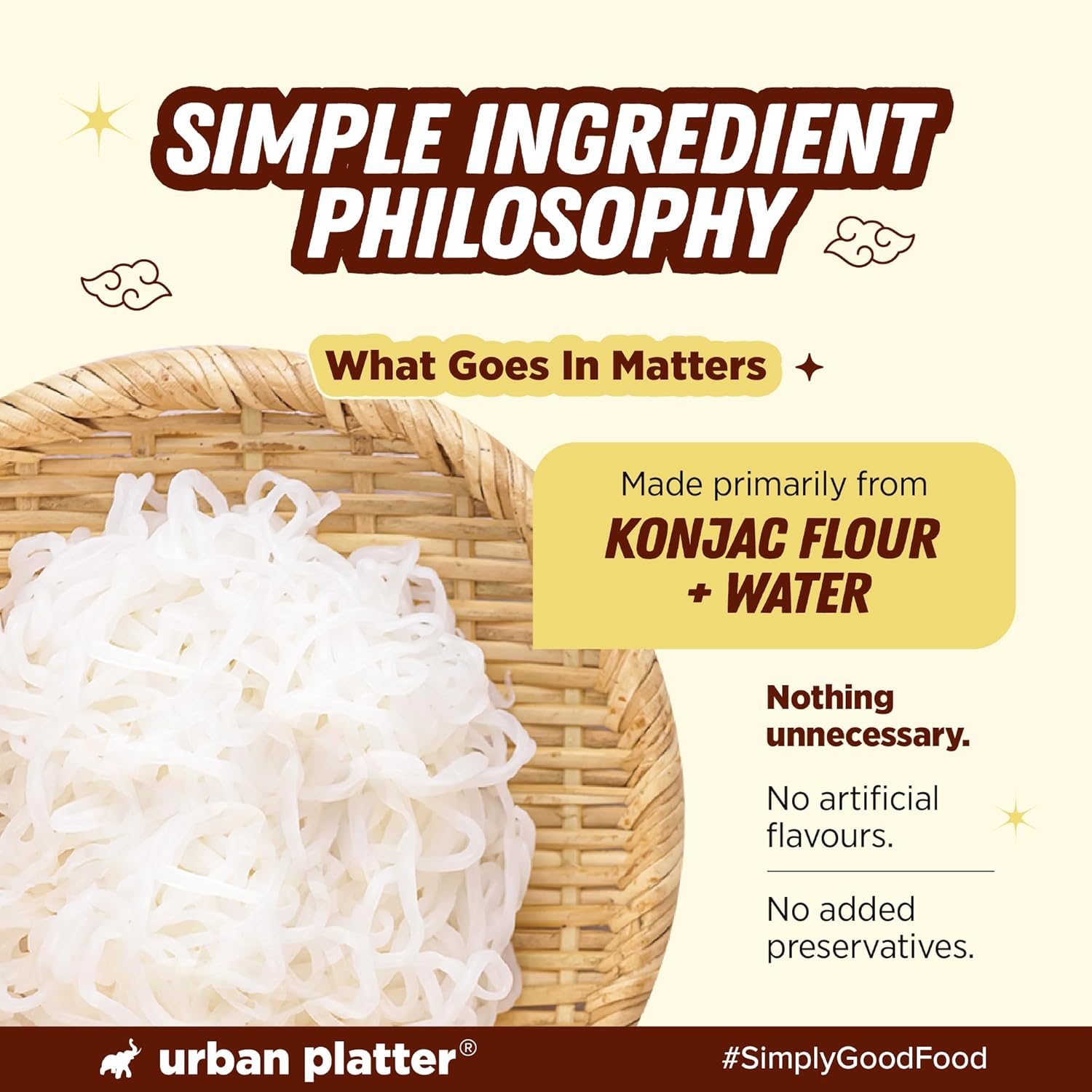 Urban Platter Shirataki Konjac Noodles - 270g