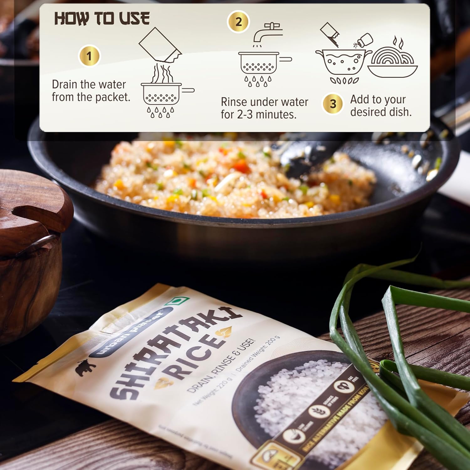 Urban Platter Shirataki Short Grain Rice - 220g