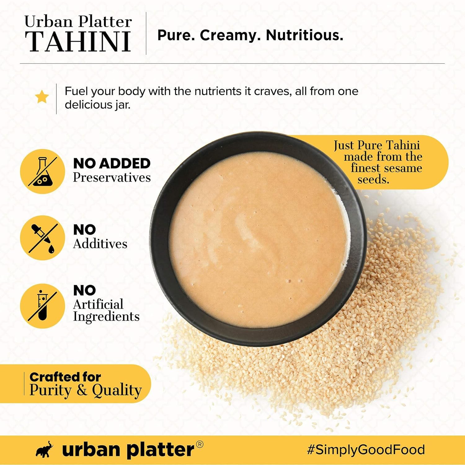 Urban Platter Tahini Paste - 500 g