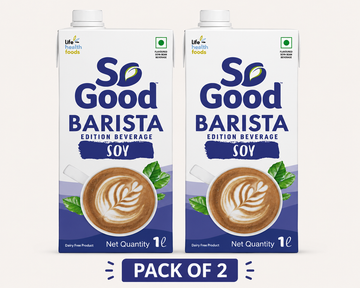 So Good Soy Beverage - Barista Edition - 1 L - Pack of 2