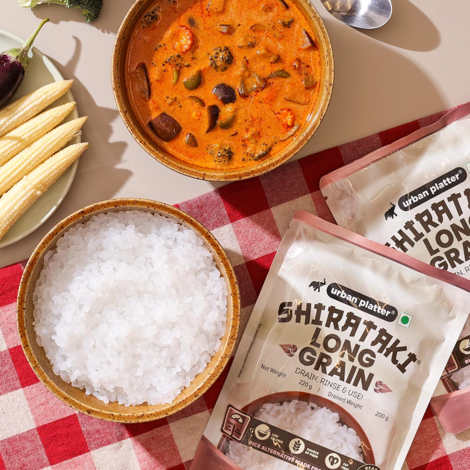 Urban Platter Shirataki Long Grain Rice - 220 g