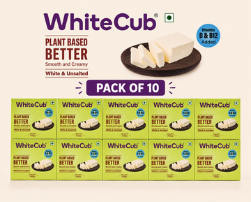 Whitecub Vegan Unsalted Better - 200 g - Pack of 10