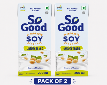 So Good Soy Beverage - Unsweetened - Pack of 2