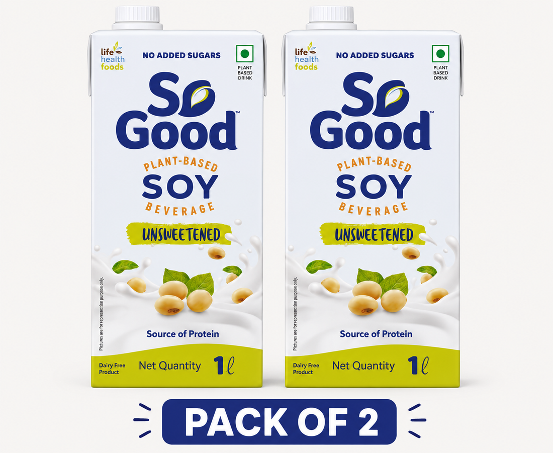 So Good Soy Beverage - Unsweetened - Pack of 2