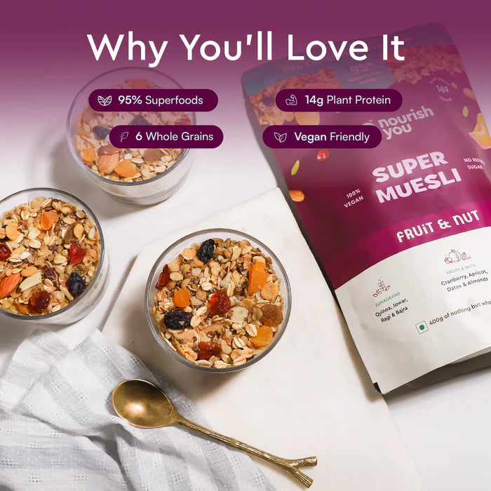 Nourish You Super Muesli Fruit & Nut 400g
