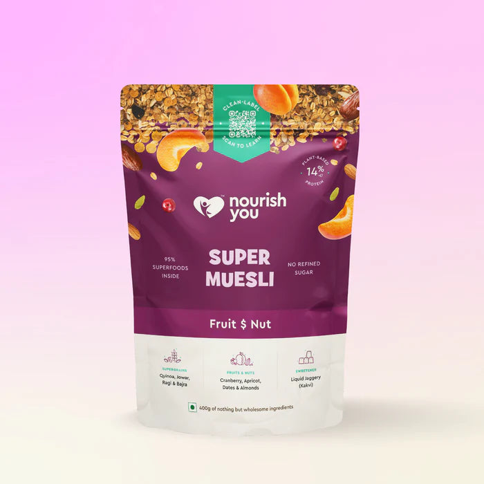 Nourish You Super Muesli Fruit & Nut 400g
