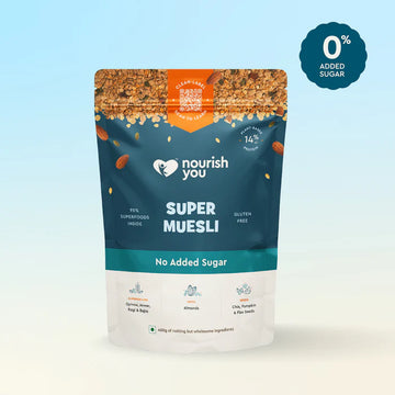 Nourish You Super Muesli No Added Sugar 400g