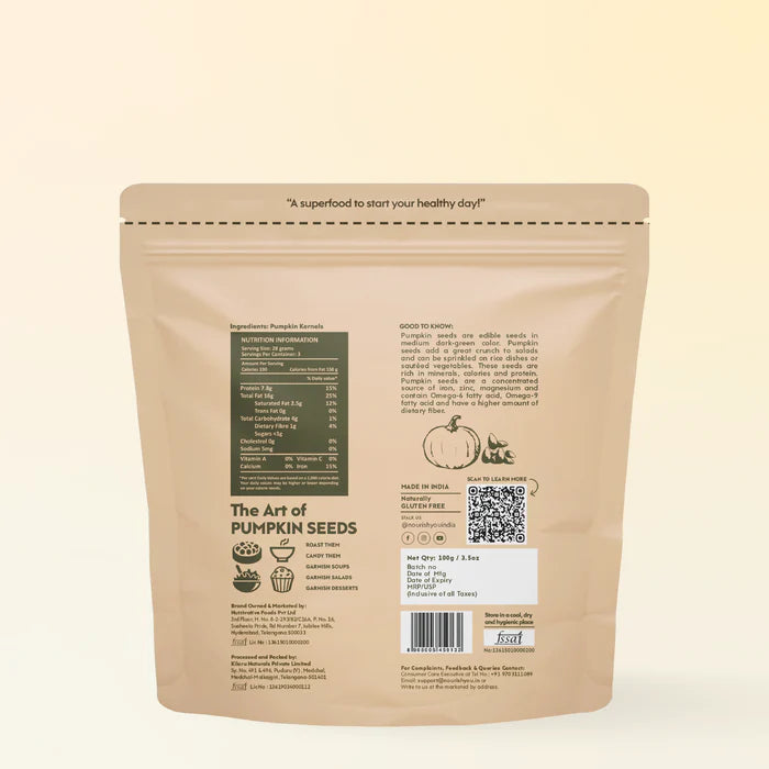Nourish You Pumpkin seeds 100g