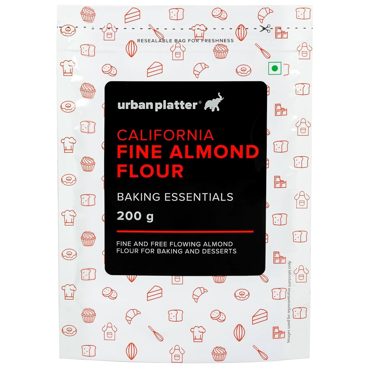 Urban Platter Fine Almond Flour - 200 g