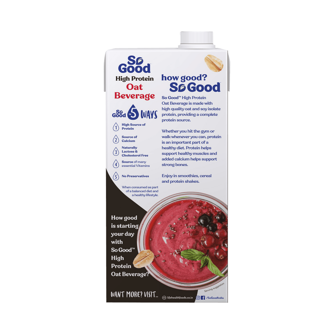 So Good Oat High Protein - 1 L