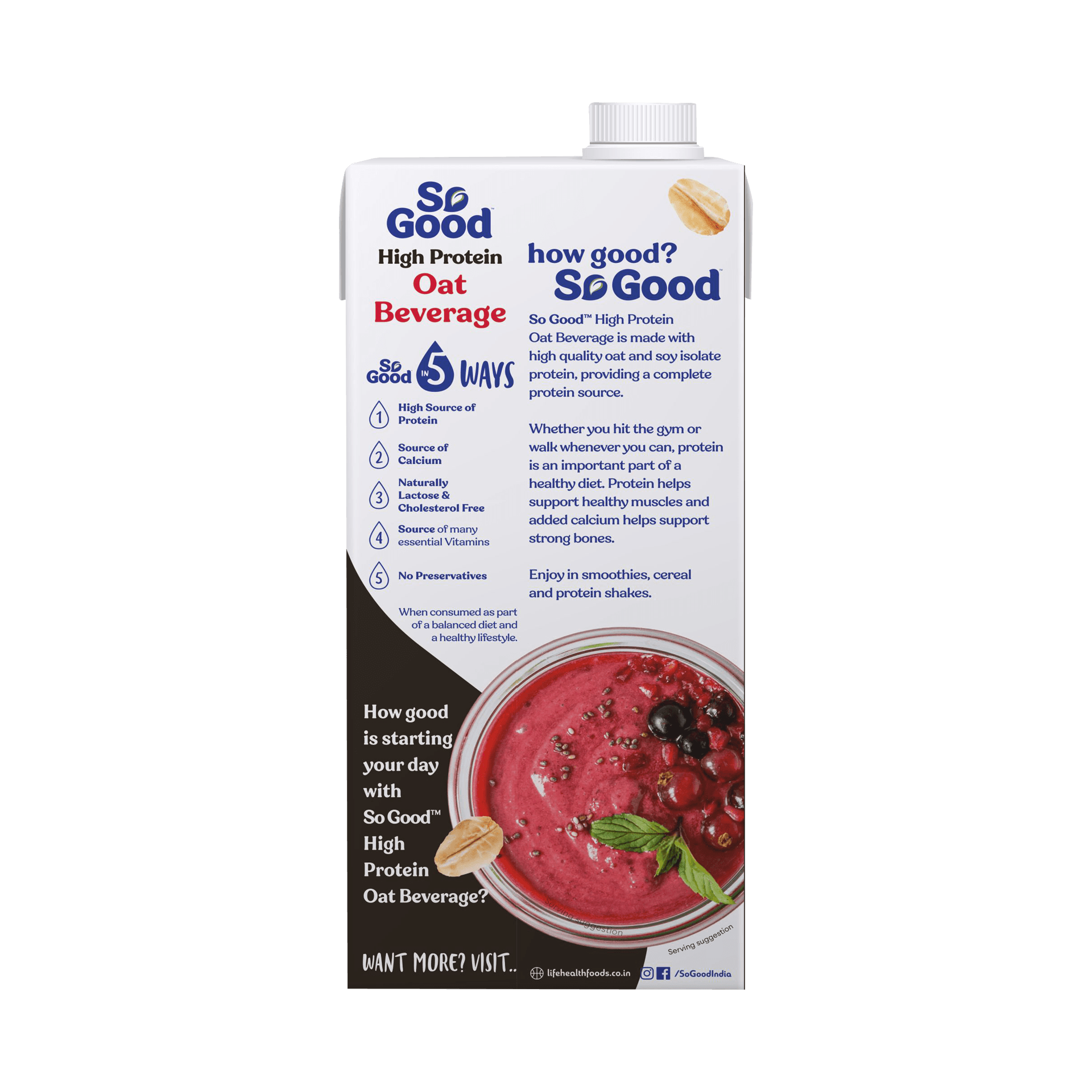 So Good Oat High Protein - 1 L